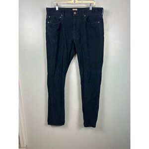 J Crew Straight Fit Corduroy Pants Mens 36x34 Navy Blue Style 770 Regular Preppy